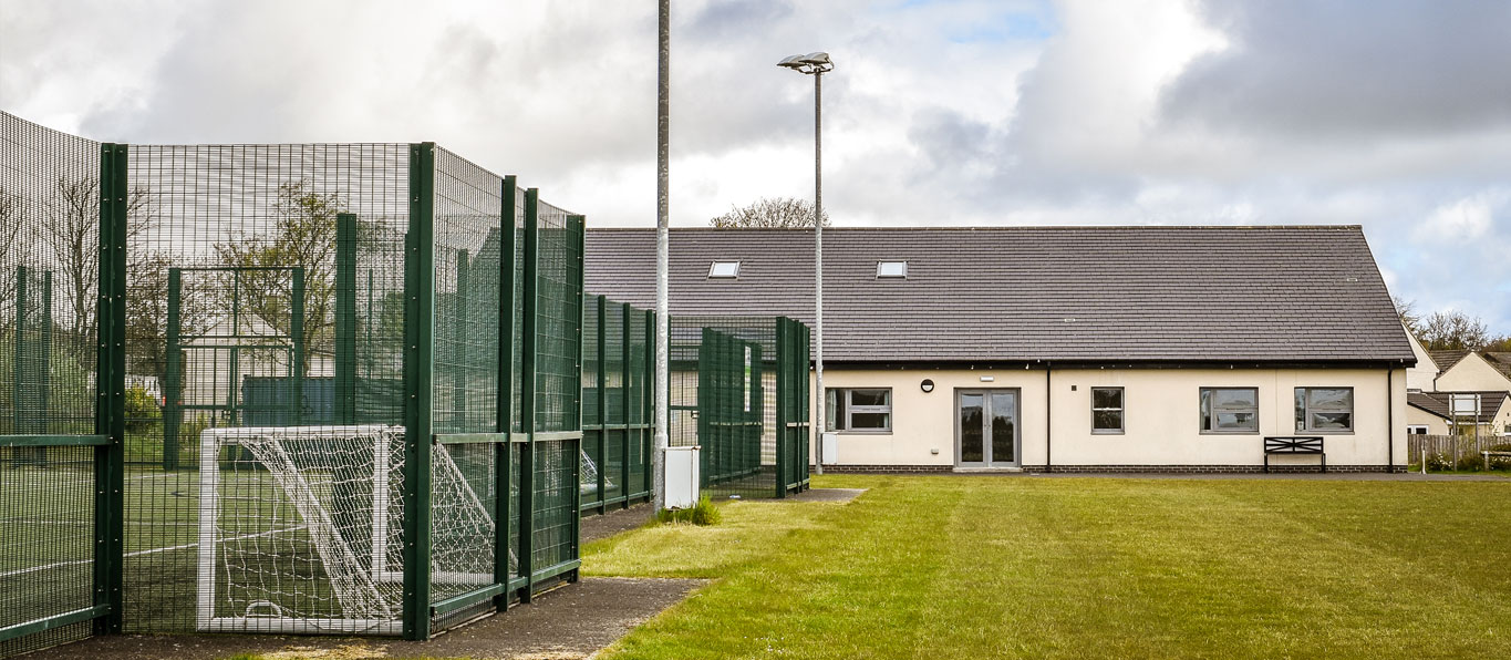 Longhoughton Community and Sports Centre Main Building and Synthetic Turf Pitch