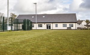 Longhoughton Community and Sports Centre Main Building and Grass Pitch
