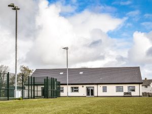 Longhoughton Community and Sports Centre Main Building and Grass Pitch